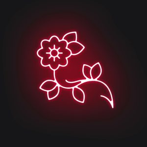 "Flower" Neon Sign