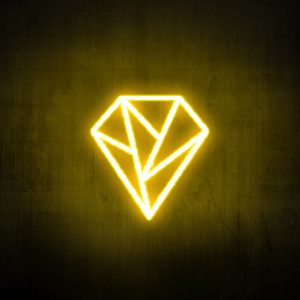 "Diamond" Neon Sign
