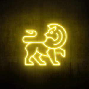 "Lion" Neon Sign